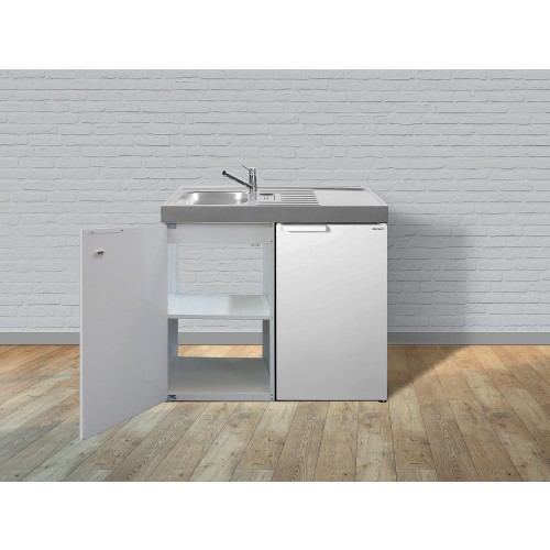 Etagères en métal blanc 40 cm avec matériau de montage