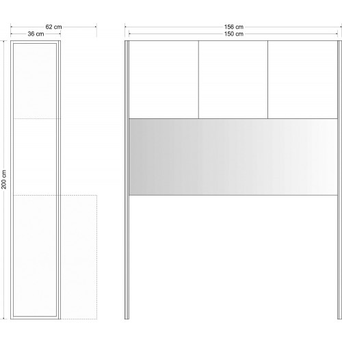 STUDIO LINE SE 150 KIT pour les mini-cuisines 150 cm