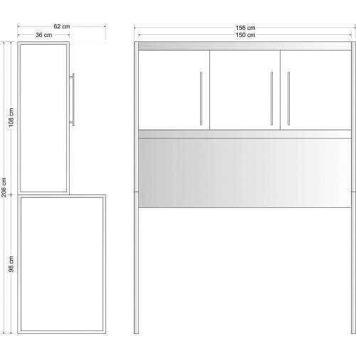 STUDIO LINE SD 150 KIT pour les mini-cuisines 150 cm