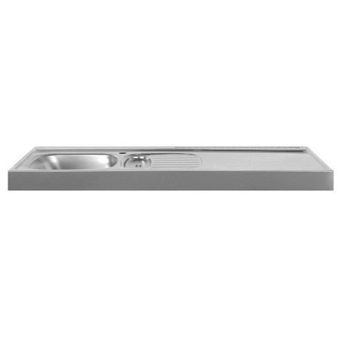 Plan de travail inoxydable 120 x 60 cm sans cuisson