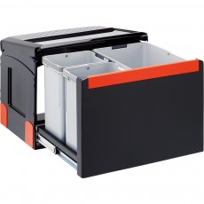 Franke CUBE 50 wastebin three point pre-mounted in kitchen