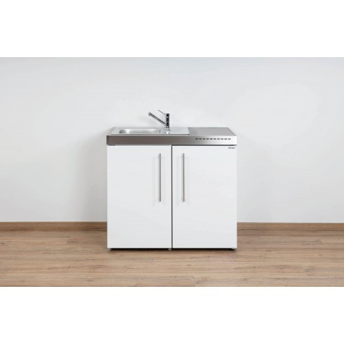 Minikeuken PREMIUMLINE MP100 zonder kookplaat afwasbak links