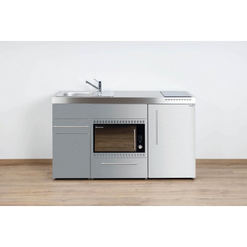 Minikeuken PREMIUMLINE MPMOS 150 Inox rvs  XL Combi magnetro