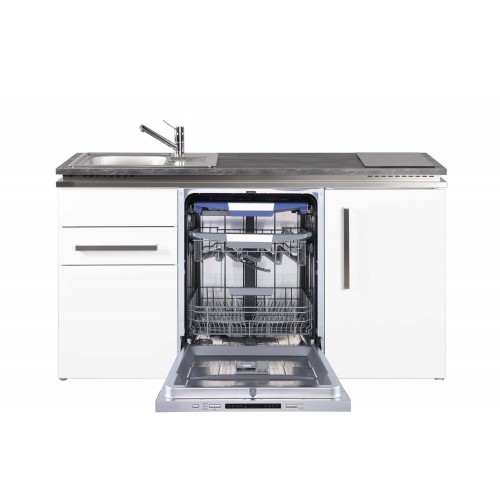 Minikeuken DESIGNLINE MDGG 160 koelkast kookplaat vaatwas