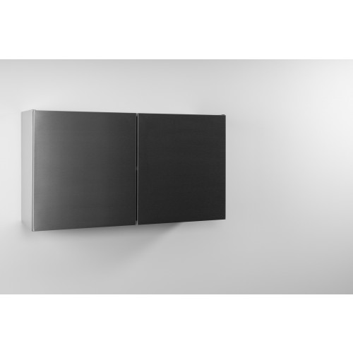 Armoires suspendue acier inoxydable montées 100 cm