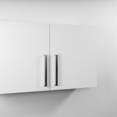 Armoires suspendue DESIGNLINE XL H 72 cm Blanc 120 cm